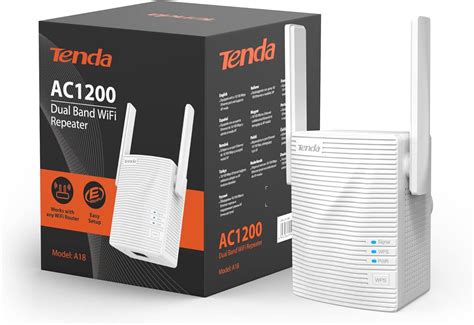 Tenda A18 Repetidor WiFi AC1200 Mejora tu señal de internet en toda tu