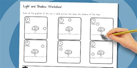 Light And Shadow Worksheet Teacher Made