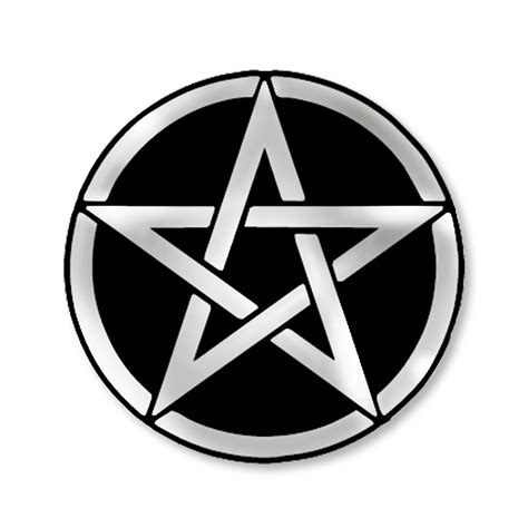 F26 Wicca Pagan Pentacle Symbol 3d Chrome Star Auto Or Truck Emblem
