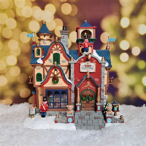 Lemax Toy Making School Christmas Village Model Ruxley Manor