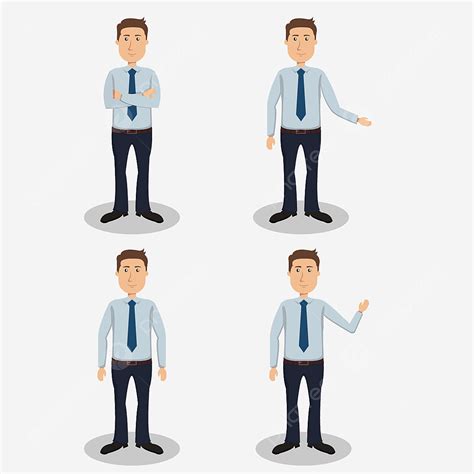 Character Sets Clipart Hd Png Businessman Character Set Character