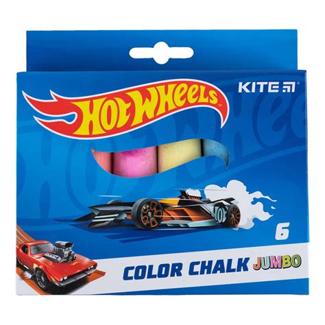 Мел Kite Jumbo Hot Wheels разноцветный штук HW купить в Киеве
