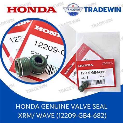 WAVE XRM BEAT TMX HONDA GENUINE VALVE SEAL 2PCS SET 12209 GB4 682