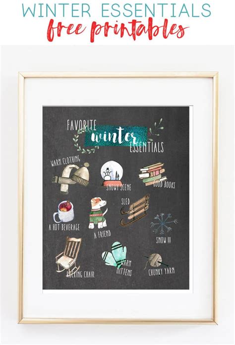 Winter Art {Free Printables}