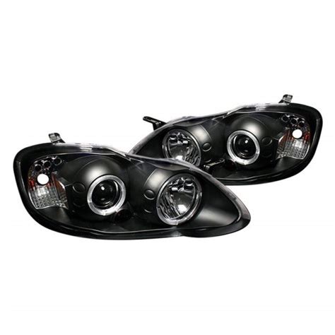 Spyder Toyota Corolla Black Halo Projector Headlights With Led Drl