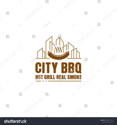 Bbq Grill Barbecue Label Stamp Logo Stock Vector Royalty Free 1498221353