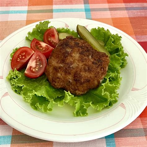 Ground Veal Patties Or Burgers Recipe