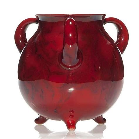 Zsolnay Red Flambe Vase 7 34
