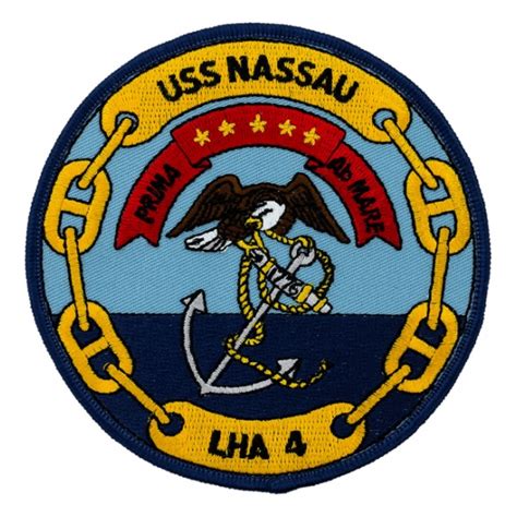 USS Nassau LHA-4 Ship Patch | Flying Tigers Surplus