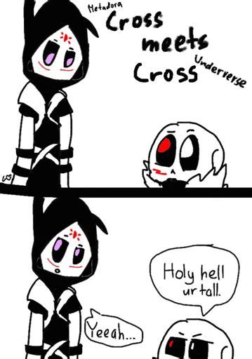 Metadora Cross Meets Underverse Cross Undertale Aus Amino