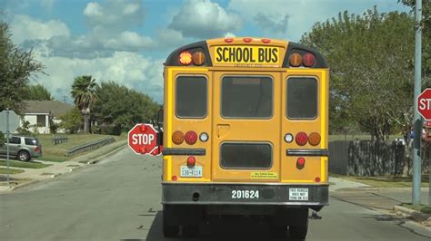 Stopped School Bus