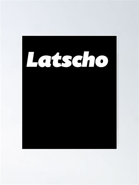 Latscho Manische Sprache Giessen Poster By JanvonW Redbubble