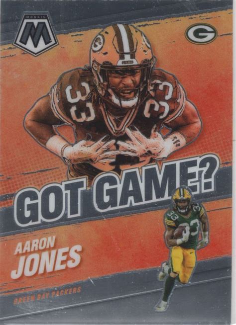 2021 Panini Mosaic Aaron Jones Got Game Ebay