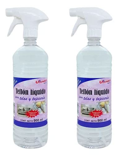 Duo Pack Teflón Liquido Protector Para Telas 900 Ml 2 Pzs