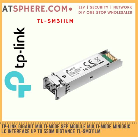 TP LINK Tplink Gigabit Multi Mode Fiber SFP Module MiniGBIC LC