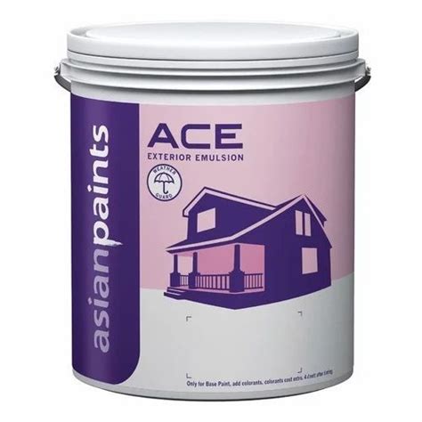 Ace Exterior Emulsion Asian Paints Packaging Type Plastic Bucket At