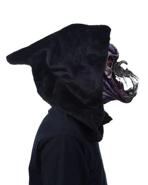 Unleashed Wickedness Adult Latex Mask With Hood Screamers Costumes