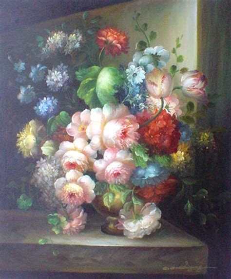 Classical Flower Paintings N115 Art In Bulk