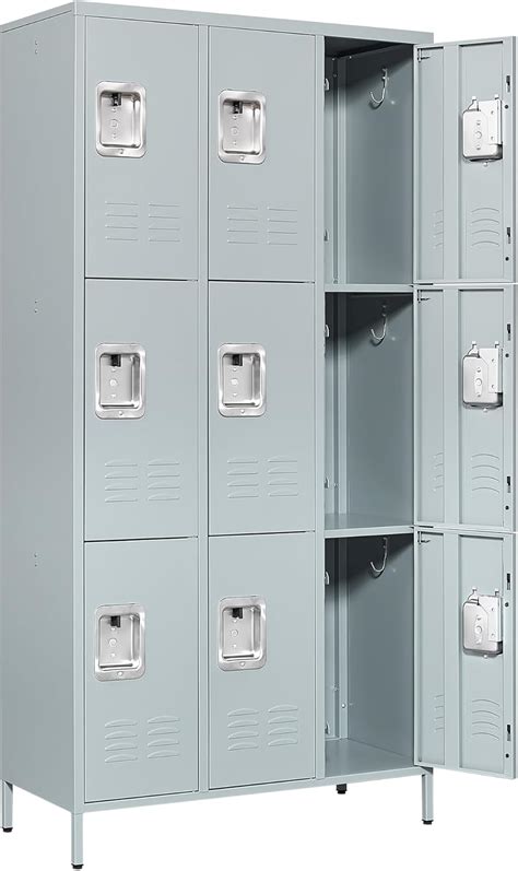 Amazon Anxxsu Metal Locker With 9 Doors Employees Locker Metal