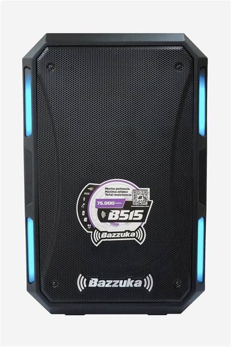 Parlante Amplificado Portable Bazzuka Ft Bzk B Negro Deprati