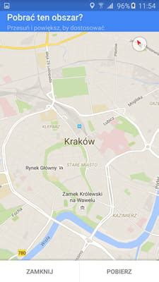 Google Maps na Android jak korzystać z map offline CCM