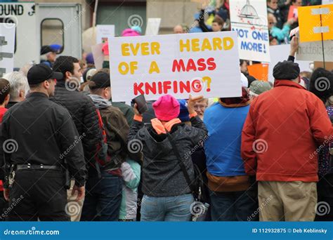 March For Our Lives Rally Worcester Ma March 2018 Editorial Image