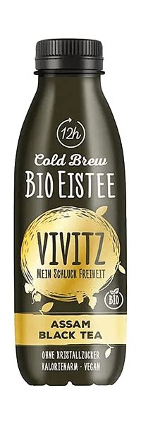 Vivitz Cold Brew Assam Black Tea Bio X Cl Pet Pepillo Ch