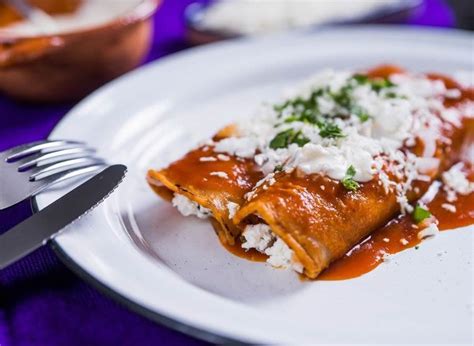 Receta Enchiladas De Reques N Turimexico