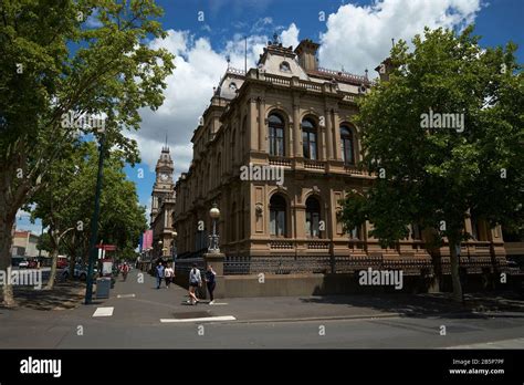 Exterior View Of The Magistrates Court Building In Bendigo Victoria