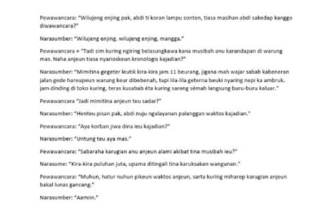 5 Contoh Wawancara Bahasa Sunda Singkat Lengkap Bisa Jadi Rujukan