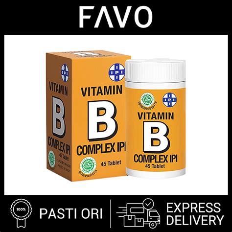 Jual Ipi Vitamin B Complex 45 Tablet Indonesiashopee Indonesia