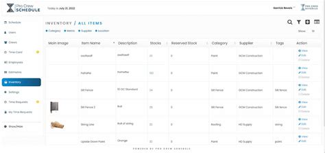 Pro Crew Schedule All In One Construction Scheduling Software