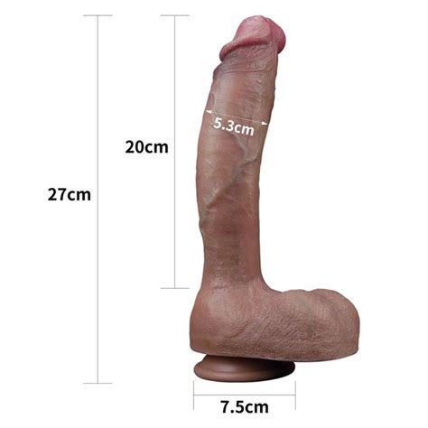 LOVETOY DILDO GIGANTE PENE ARTIFICIALE MULATTO IN SILICONE A DOPPIO