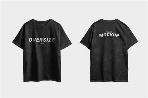 Premium Psd Oversize Tshirt Mockup