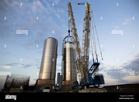 Gse Tanks Number 1 And 2 At The Quickly Developing Spacex Orbital Tank