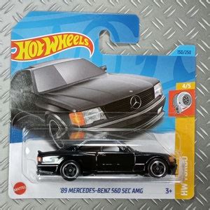 Hot Wheels Mercedes Benz 560 Sec AMG Rare Collectible Miniature Model 1 64 Scale Gift Idea With