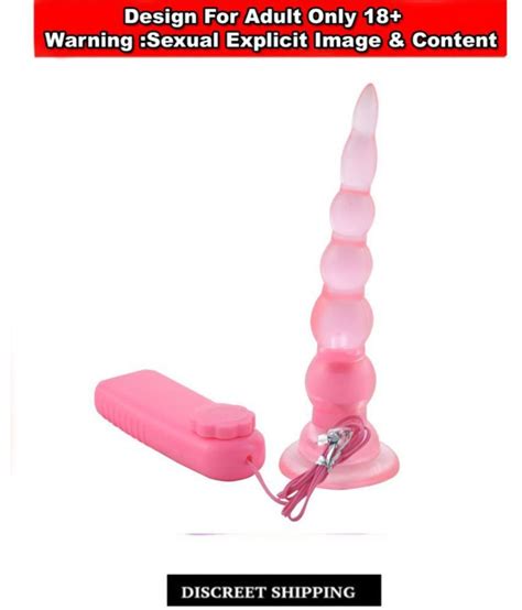 JELLY VIBRATOR STICK LONG ANAL BUTT PLUG BEADS SILICONE G SPOT MASSAGER