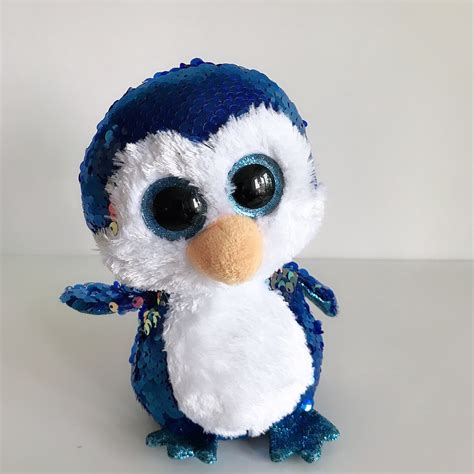 Ty Flippables Color Changing Payton Penguin Beanie Boos Sequins