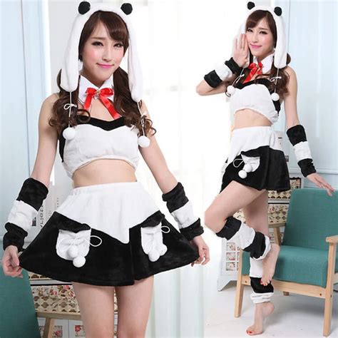 COULHUNT 2017 Nico Yazawa Cosplay Cute Panda Uniform Halloween ...