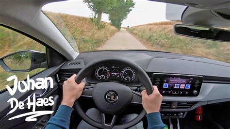 Skoda Scala Ambition Tsi Hp Pov Test Drive Youtube