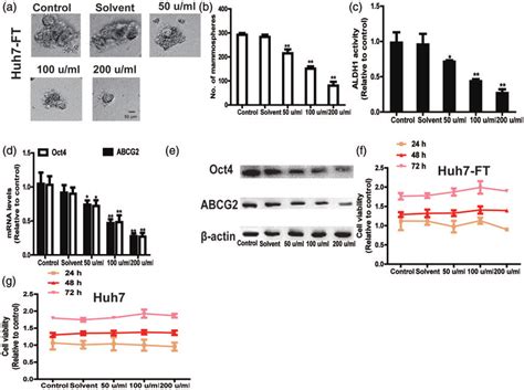 Uti Attenuated The Stemness Of 5 Fu Resistant Hcc Cells A And B Download Scientific Diagram