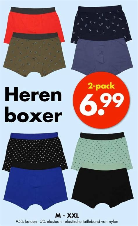 Heren Boxer Aanbieding Bij Wibra