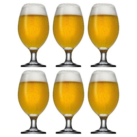 Urbn Chef 6 Piece 400ml Glass Pils Glass Glassware Set Uk