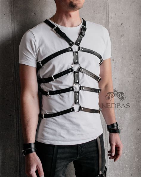 Arn S De Cuero Para Hombre Bdsm Arn S Hombres Arn S Gay Etsy Espa A