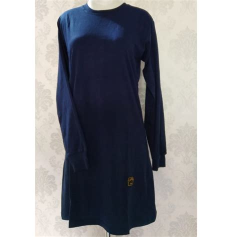 S Xxxl T Shirt Polos Tunic Oblong Muslimah Sports Uniform Navy Size S