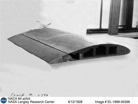 NACA 84 Airfoil NASA History Collection NARA DVIDS Public Domain