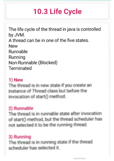 Solution Java Topic Life Cycle Of Thread Studypool