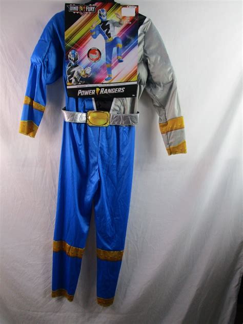 Power Rangers Dino Fury Costume Boys Large Jumpsuit O… - Gem