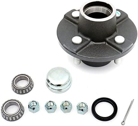 Amazon Fkg Trailer Hub Spindle Kit Bolt On Bolt Circle Fit