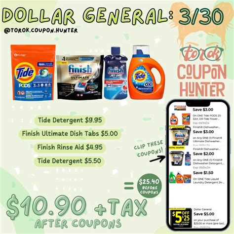 Dollar General Coupons And Deals For Saturday 330 Torok Coupon Hunter